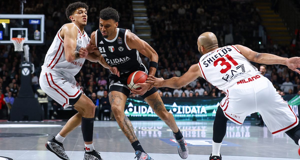 BM GAMEDAY LBA/ VIRTUS STELLARE, MILANO AL TAPPETO A BOLOGNA (104-94) – di EUGENIO PETRILLO