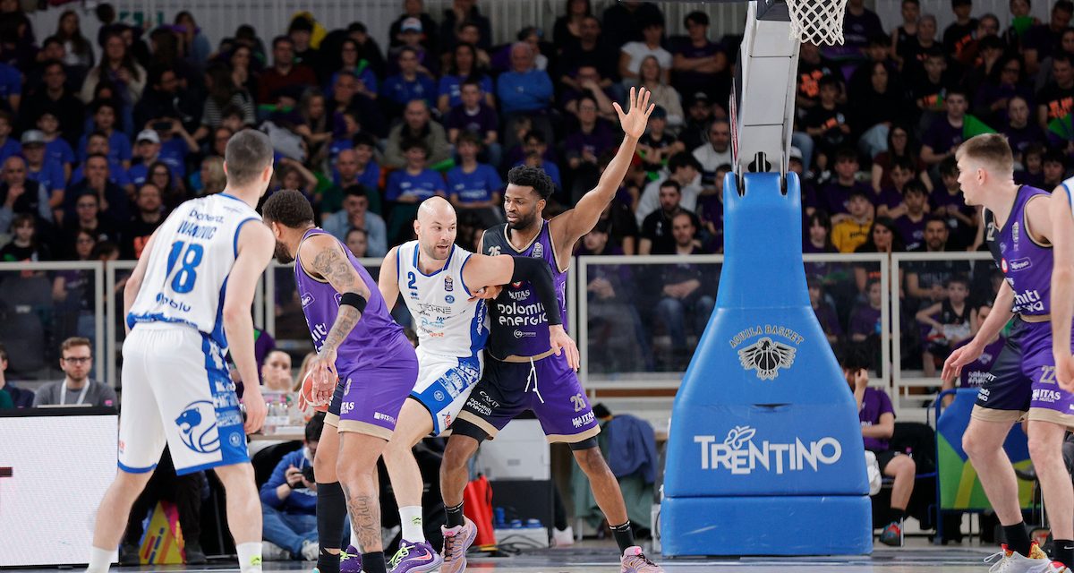 BM ON LBA/Bilan e Burnell padroni del pitturato, l’Aquila prima si inguaia con i falli e poi spreca tanto nel finale: Brescia espugna Trento – Di Massimo Furlani