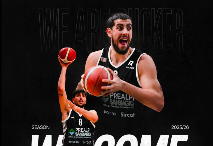 La Virtus Roma 1960 saluta Carlo Cane che firma a San Vendemiano. In entrata vicino l’arrivo di Marco Spanghero