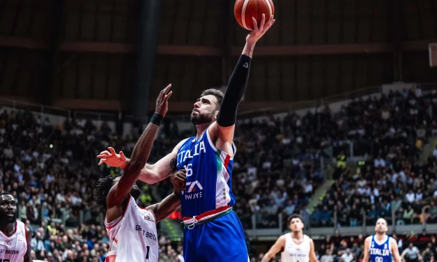 BM Azzurro / L’Italia doma la Gran Bretagna (84-75) e vola al comando del girone D – di Giovanni Bocciero