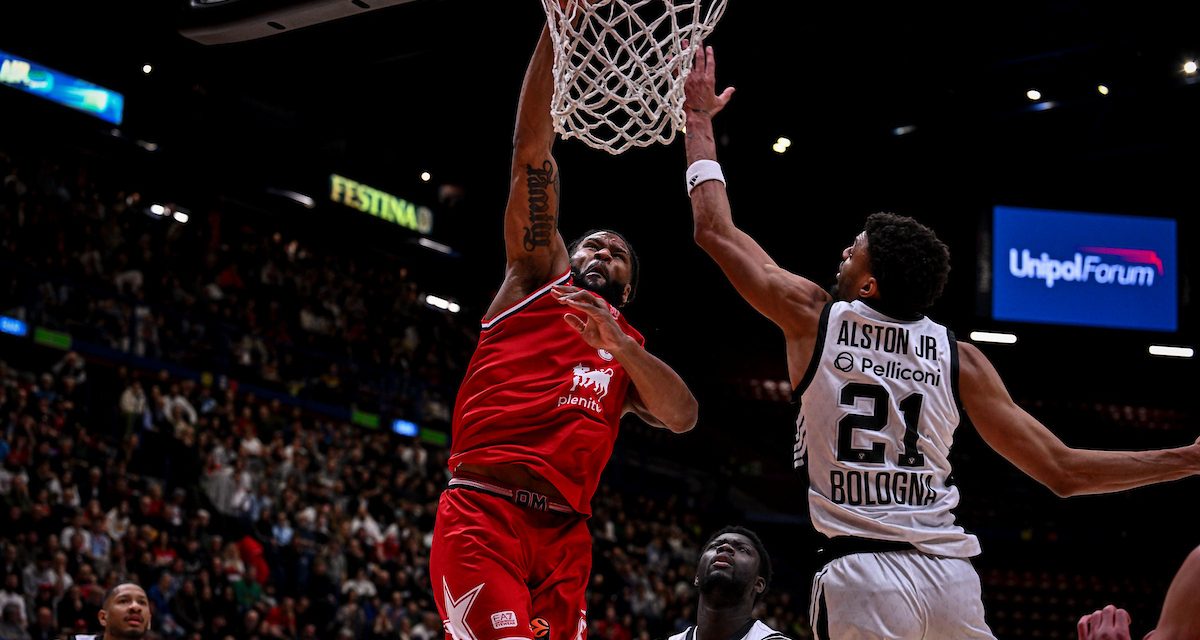 BM DA EUROLEAGUE/ MILANO VINCE L’EURO-DERBY, VIRTUS BATTUTA AL FORUM (103-87) – di EUGENIO PETRILLO