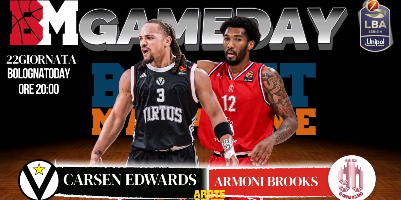 BM GAMEDAY LBA/ Edwards contro Brooks: il Derby d’Italia passa dal duello degli scorer – di Eugenio Petrillo