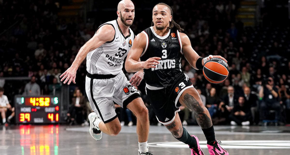 BM DA EUROLEAGUE/ LA VIRTUS LOTTA IN EMERGENZA, MA A BOLOGNA PASSA IL PARTIZAN 88-82 – di EUGENIO PETRILLO