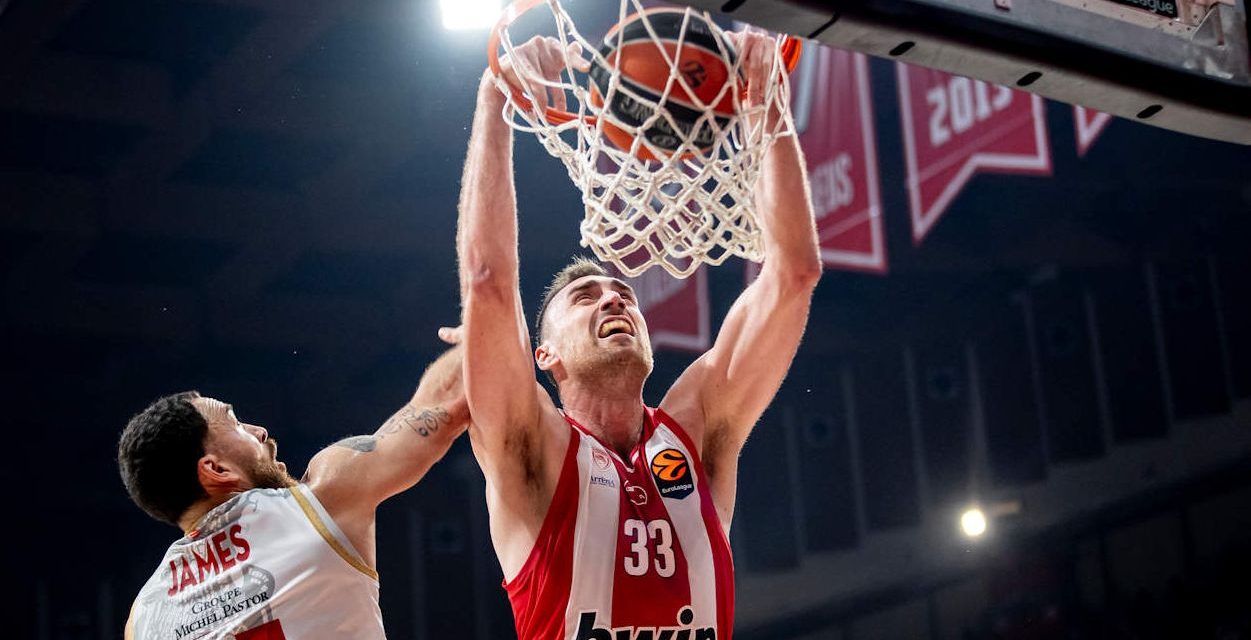 BM DA EUROLEAGUE/ Olympiacos dominante al Pireo: Monaco travolto, è 1-0 nella serie