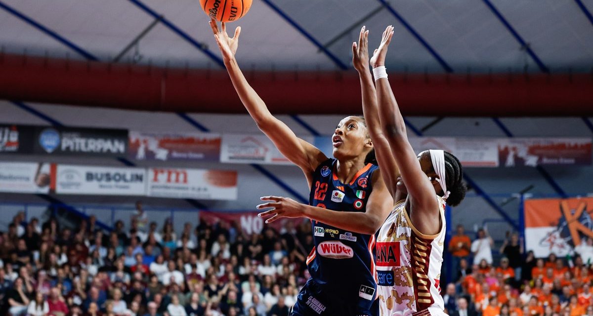 BM DA FINALI LBF/ G2 : disfatta veneziana che non chiude in casa, Schio domina 53-74 e la porta al Pala Romare – di Ilaria Tubia