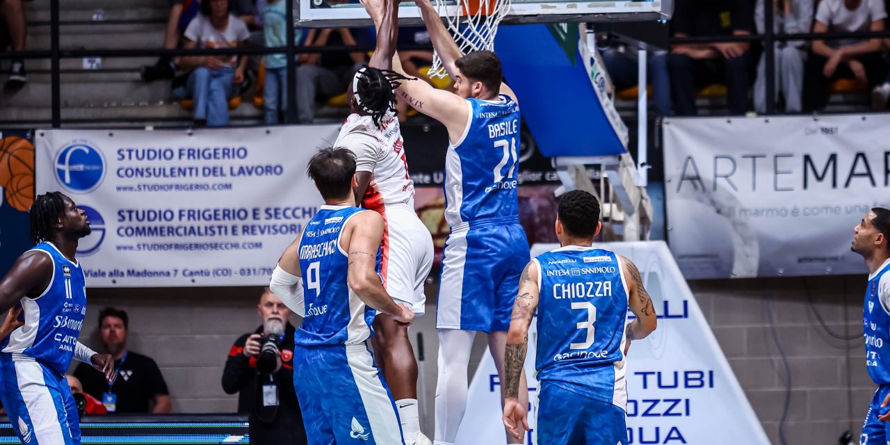 BM ON LBA/ Finale al cardiopalma, il derby va a un’immortale Cantù, Varese si arrende 100-96 lottando fino all’ultimo – Di Martino Cavigioli