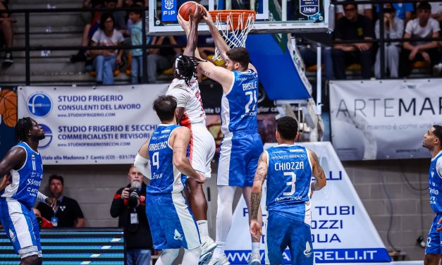 BM ON LBA/ Finale al cardiopalma, il derby va a un’immortale Cantù, Varese si arrende 100-96 lottando fino all’ultimo – Di Martino Cavigioli