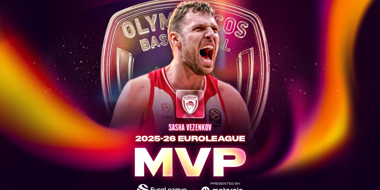 EuroLeague, Sasha Vezenkov vince nuovamente il premio di MVP