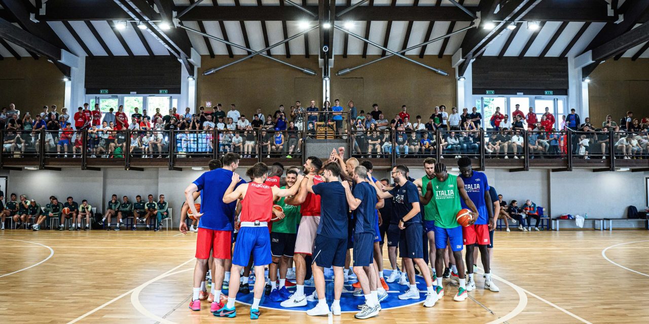 ItalBasket, il training camp estivo a Folgaria dal 10 al 20 agosto, poi la Trentino Cup il 22 contro l’Estonia