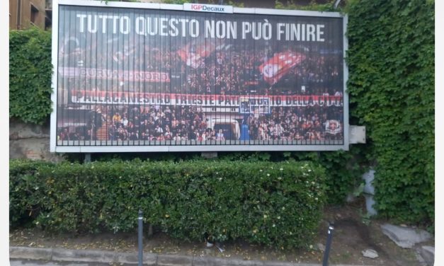 TRIESTE, LA CITTÀ TAPPEZATA DA MANIFESTI DI APPARTENENZA ALLA PALLACANESTRO TRIESTE