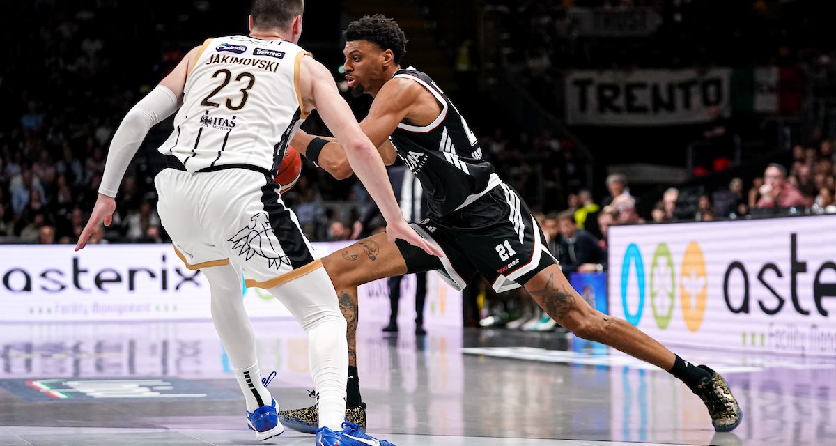 BM ON LBA / VIRTUS, VITTORIA E RECORD DI TRIPLE. TRENTO SCHIANTATA 102-71 – di RICCARDO PIRRO’