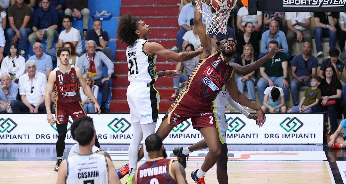 BM DA LBA/ Tra Cremona e Reyer è gara per solo due quarti, i veneziani cercano il terzo posto chiudendola 88-111  – di Ilaria Tubia