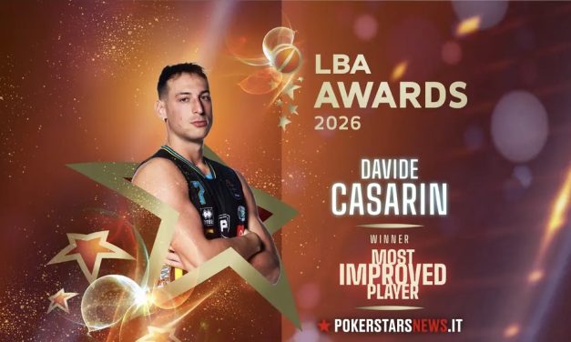 LBA Awards, Davide Casarin vince il premio di giocatore più migliorato del campionato