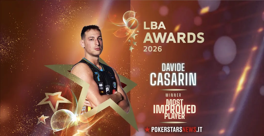 LBA Awards, Davide Casarin vince il premio di giocatore più migliorato del campionato
