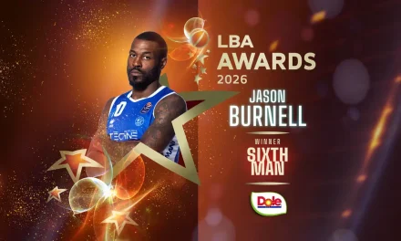 LBA Awards, Jason Burnell vince il premio di sesto uomo dell’anno