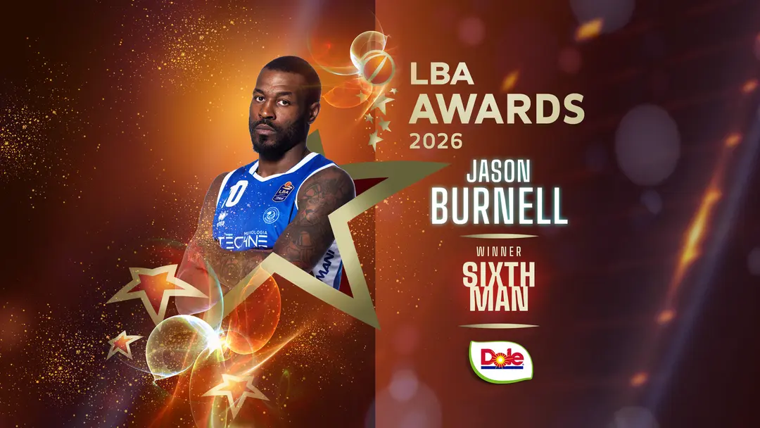 LBA Awards, Jason Burnell vince il premio di sesto uomo dell’anno