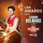 LBA Awards, Leandro Bolmaro premiato come miglior difensore del campionato