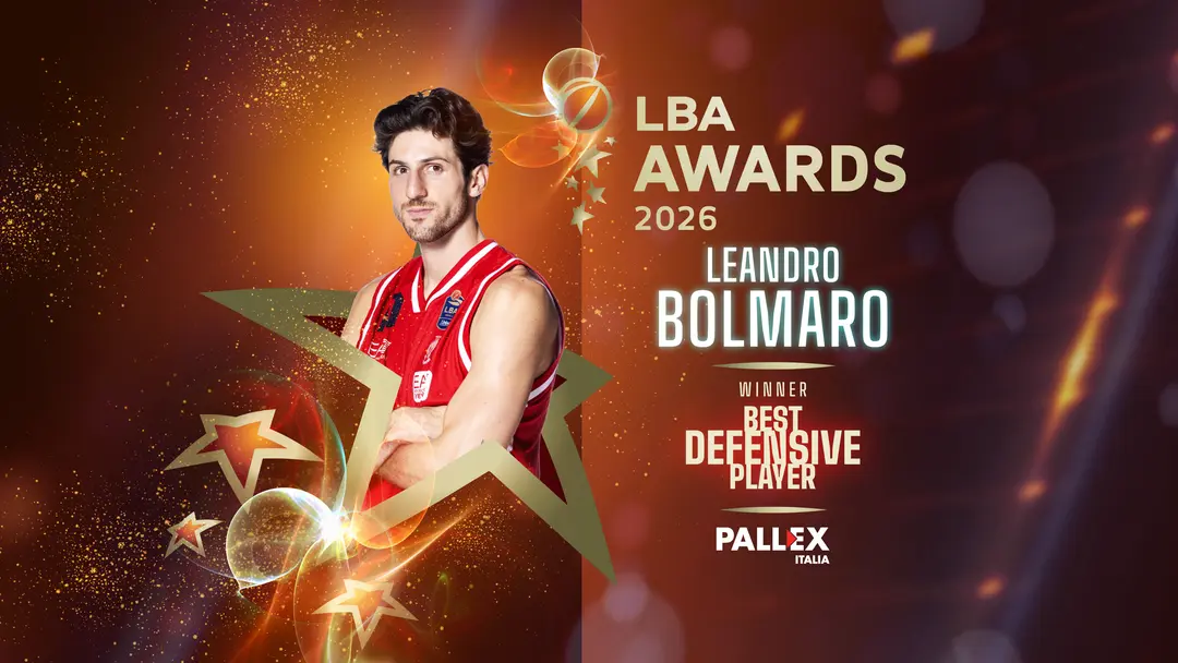 LBA Awards, Leandro Bolmaro premiato come miglior difensore del campionato
