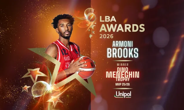 LBA Awards, Armoni Brooks vince il premio di MVP del campionato