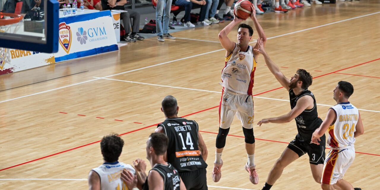 BM ON SERIE B/ Playoff, Semifinale – Gara 5. I top e Flop: Spanghero e Rodriguez fanno volare la Virtus Roma 1960, decisivo anche Arrigoni. Deludono Picarelli e Tassini nelle fila di San Vendemiano – di Valerio Laurenti