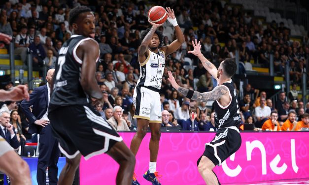 BM ON LBA / TRENTO FA L’IMPRESA E VINCE GARA 2, VIRTUS BATTUTA 84-87 IN VOLATA – di RICCARDO PIRRO’