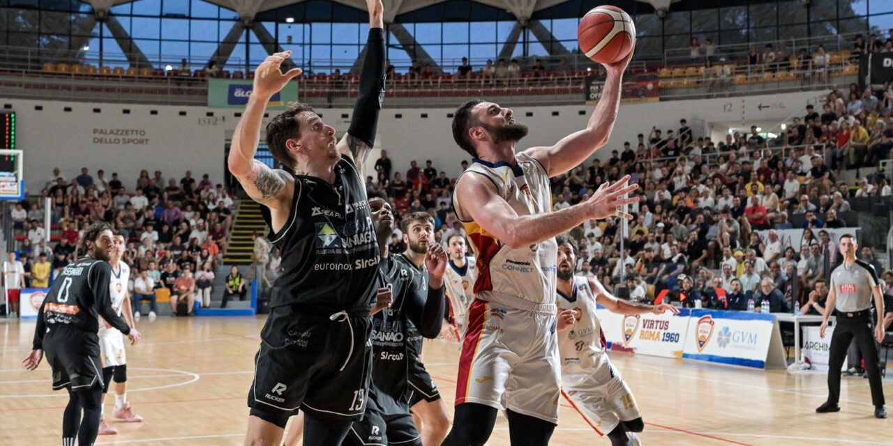 BM ON SERIE B/ Playoff, Semifinale – Gara 5: La Virtus Roma 1960 non sbaglia al PalaTiziano, travolge San Vendemiano (86-62) e vola in finale – di Valerio Laurenti