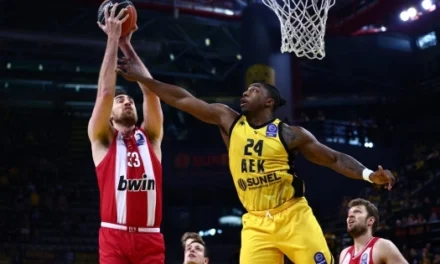 BM SULLE STRADE D’EUROPA / GRECIA, SEMIFINALI: L’OLYMPIACOS ELIMINA L’AEK E VA IN FINALE COL PANATHINAIKOS – DI MATTEO CAZZULANI