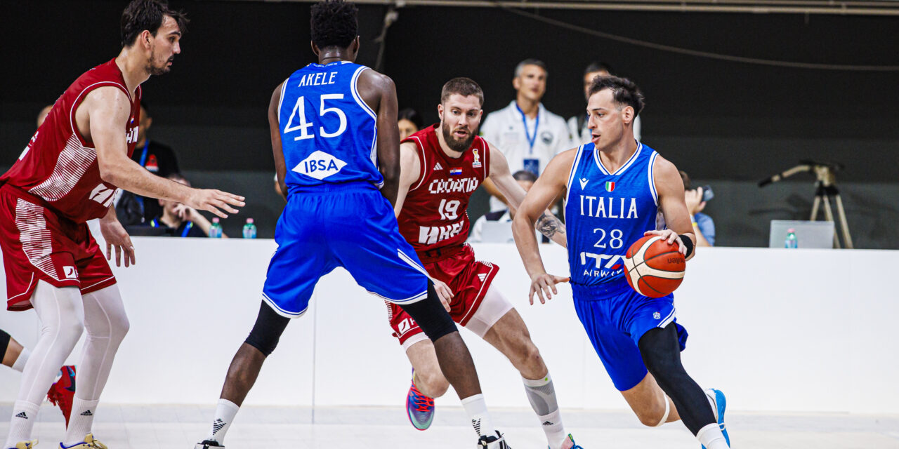 BM Azzurro – L’Italia tira col 51% da 3 e batte la Croazia: 103-91 – di Giovanni Bocciero