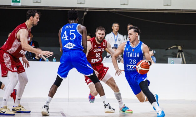BM Azzurro – L’Italia tira col 51% da 3 e batte la Croazia: 103-91 – di Giovanni Bocciero