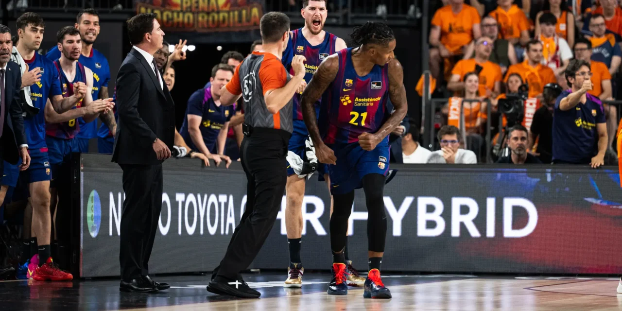 BM ON LIGA ENDESA / CLYBURN SBANCA LA ROIG ARENA, BARÇA AVANTI NELLA SERIE di Elio De Falco