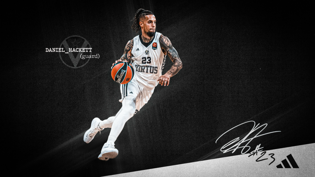 Virtus Bologna, Daniel Hackett ancora bianconero: ufficiale il rinnovo di contratto