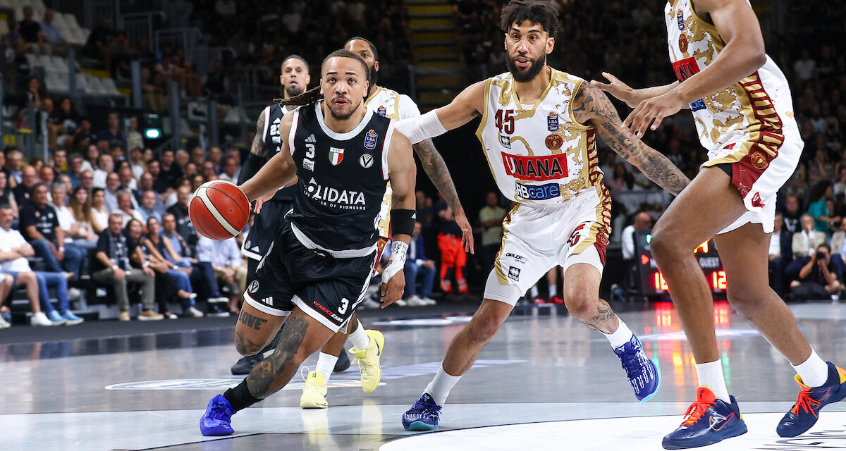 BM ON LBA / LE PAGELLE DI VIRTUS-VENEZIA: DIOUF NELL PITTURATO E EDWARDS DALL’ARCO, LA VIRTUS DOMINA VENEZIA E IMPATTA LA SERIE – di RICCARDO PIRRO’