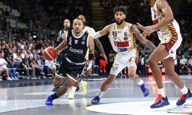 BM ON LBA / LE PAGELLE DI VIRTUS-VENEZIA: DIOUF NELL PITTURATO E EDWARDS DALL’ARCO, LA VIRTUS DOMINA VENEZIA E IMPATTA LA SERIE – di RICCARDO PIRRO’