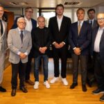 Basketball Club Roma SPQR, incontro nella Capitale tra il presidente FIP Gianni Petrucci e Luka Doncic