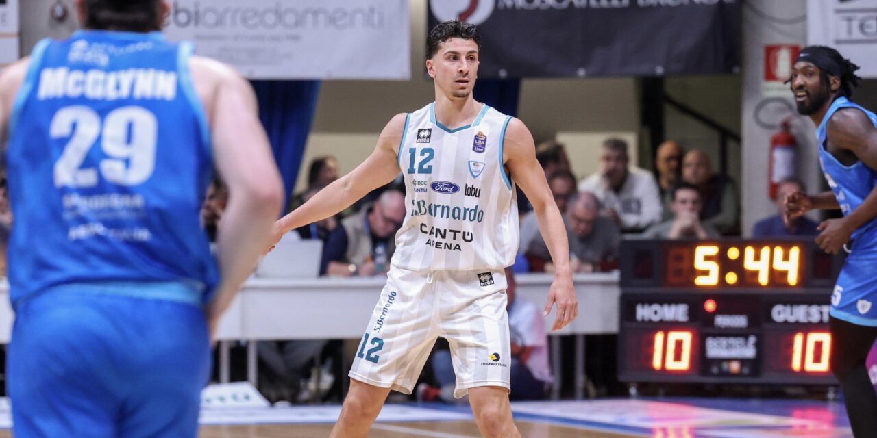 Pallacanestro Cantù, Giordano Bortolani dice addio: firmerà con Tortona