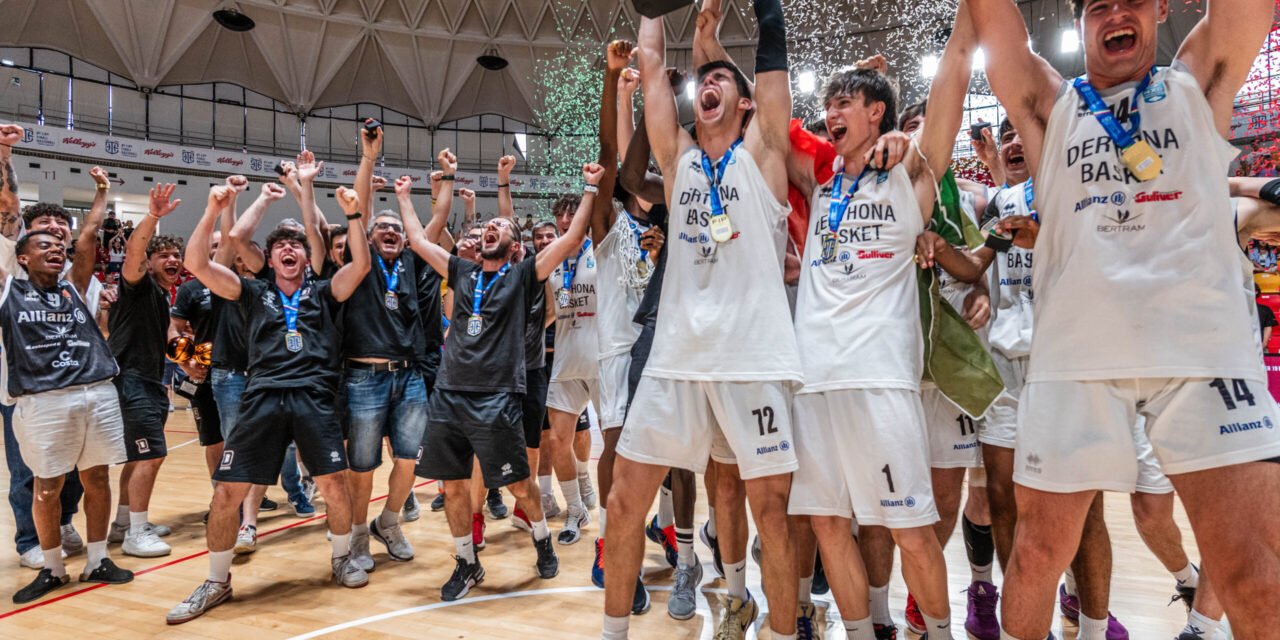 Finale Nazionale Kellogg’s U19 Ecc.: Derthona, lo scudetto è tuo. Ferrara esce tra gli applausi. Virtus Bologna terza