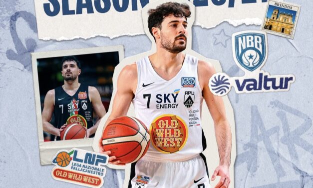 New Basket Brindisi, grande colpo in cabina di regia: ufficiale l’arrivo di Lorenzo Caroti