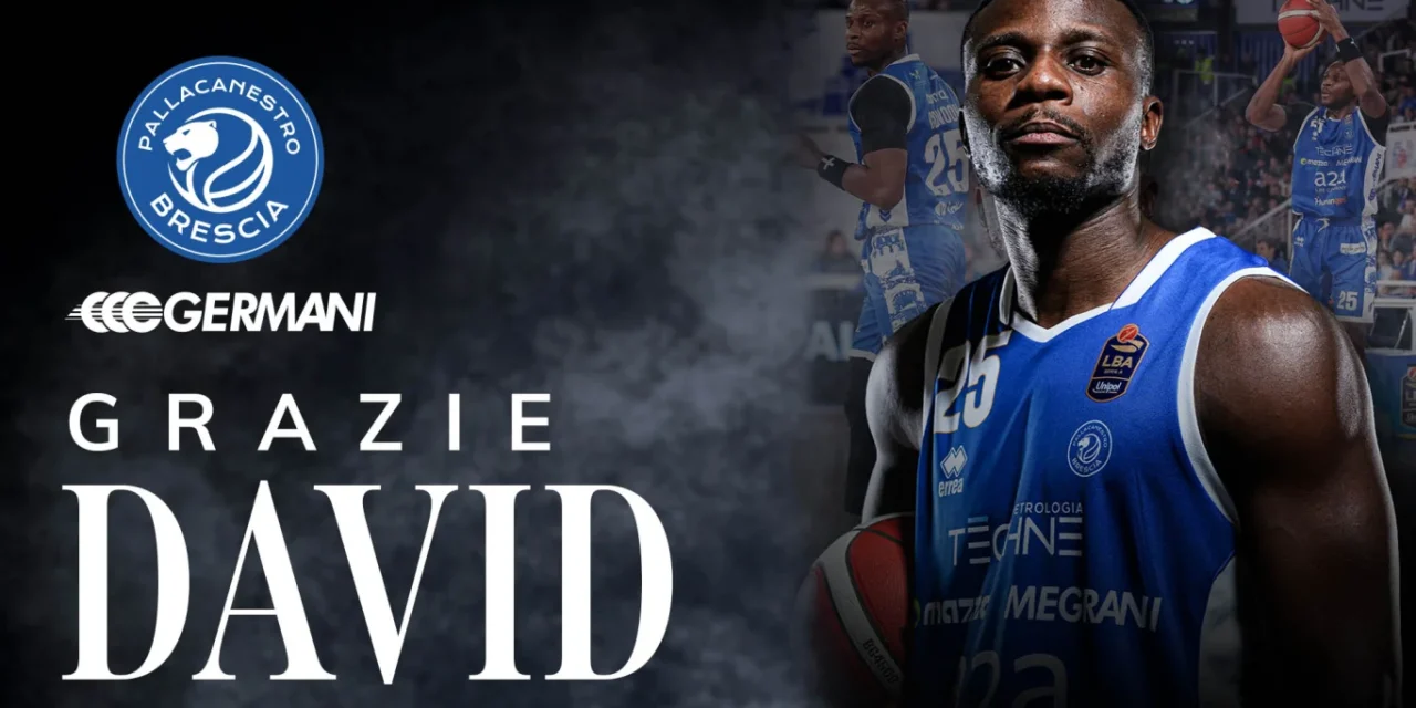 Pallacanestro Brescia, ufficiale l’addio di David Cournooh: nel suo futuro c’é la Libertas Livorno