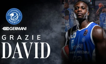 Pallacanestro Brescia, ufficiale l’addio di David Cournooh: nel suo futuro c’é la Libertas Livorno