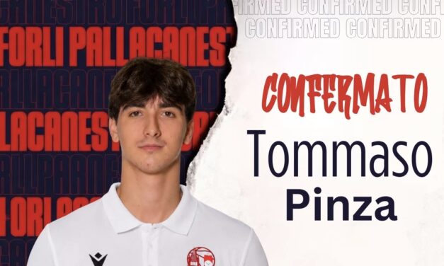 Pallacanestro Forlì, ufficiale la conferma di Tommaso Pinza per la prossima stagione