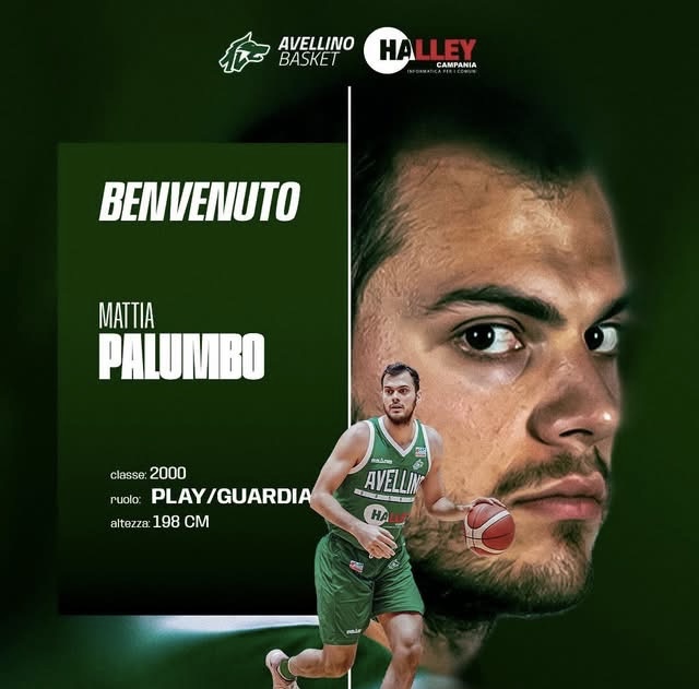 Avellino Basket, continua la costruzione del roster: ufficiale l’arrivo di Mattia Palumbo
