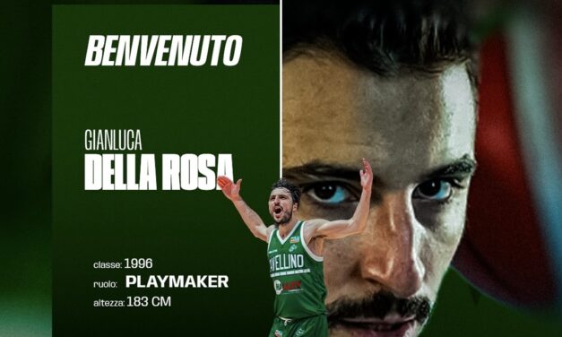 Avellino Basket, ora é ufficiale: Gianluca Della Rosa é il nuovo playmaker dei campani