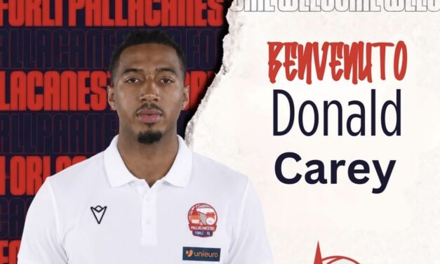Pallacanestro Forlì, ecco il primo colpo made in USA: Donald Carey approda in Romagna