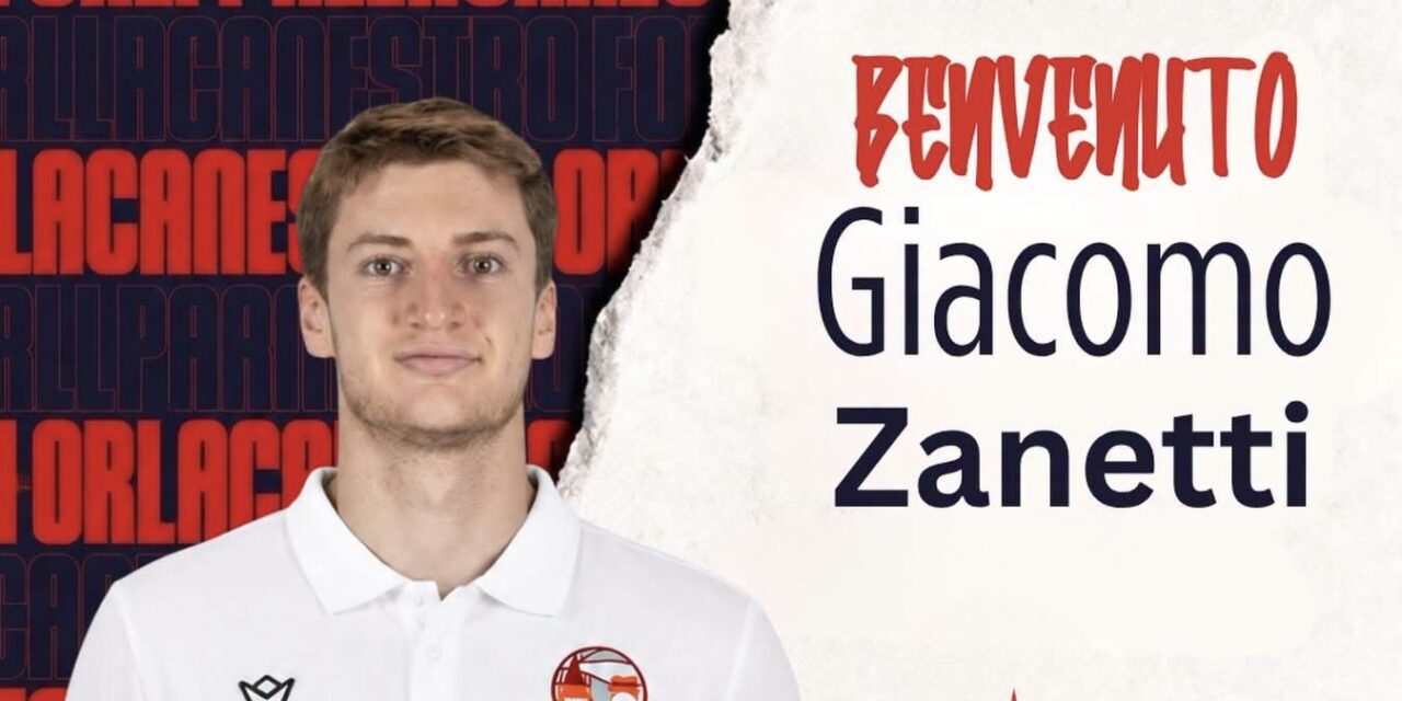 Pallacanestro Forlì, arriva un rinforzo nel reparto lunghi: Giacomo Zanetti firma con i biancorossi