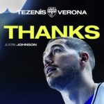 Scaligera Basket Verona, salutato uno degli eroi della promozione: Justin Johnson lascia i gialloblù