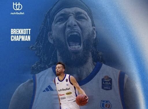 Treviso Basket, ecco l’ufficialità: Brekkot Chapman é un nuovo giocatore dei biancoblù