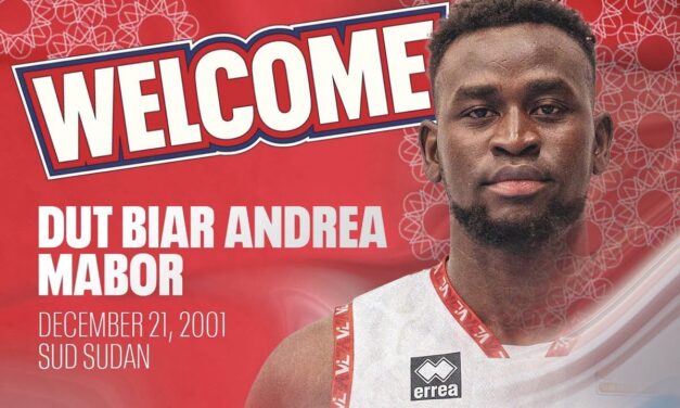 Victoria Libertas Pesaro, arriva la conferma: Dut Biar Andrea Mabor é un nuovo giocatore dei marchigiani