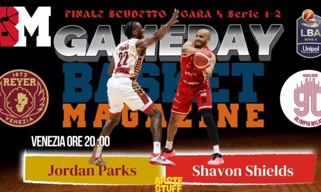 BM GAMEDAY LBA/ BM GAMEDAY LBA – Due leader, un obiettivo: Parks e Shields si giocano tutto – di Eugenio Petrillo