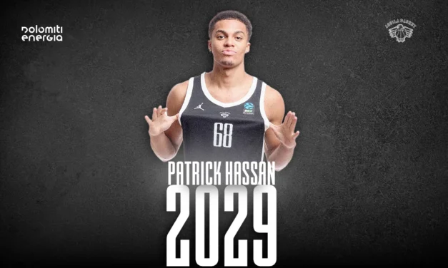 AQUILA BASKET TRENTO, RINNOVO FINO AL 2029 PER PATRICK HASSAN