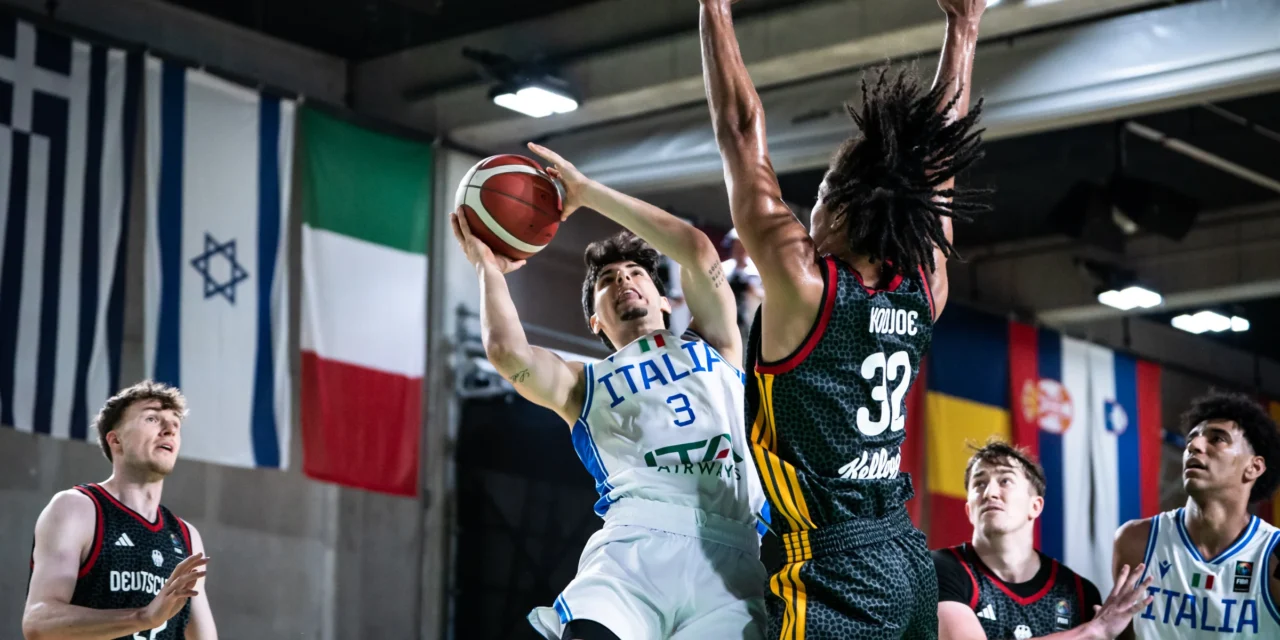 BM Azzurro – Esordio amaro all’Europeo U20, Italia ko 67-85 – di Giovanni Bocciero